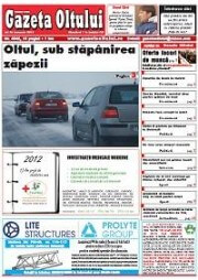 anunt ziar Gazeta Oltului