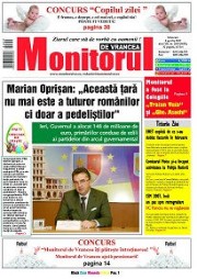 mare publicitate Monitorul de Vrancea